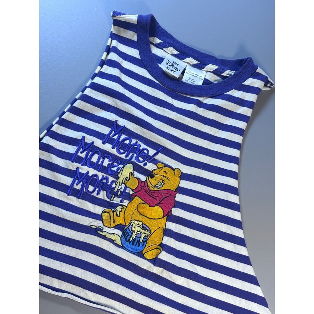 Vintage  Disney Store Winnie the Pooh More Honey Cropped Tank Top Women's Medium
